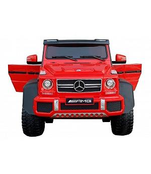 Camión eléctrico infantil Mercedes G63 6x45w SX1888 color rojo MP4- LE4711